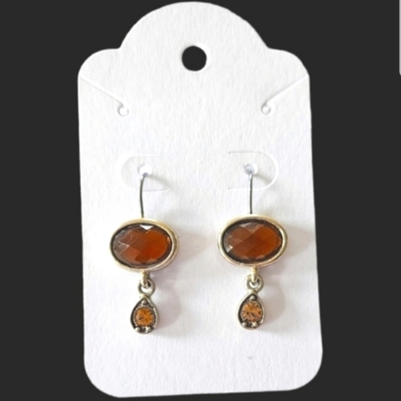 Contemporary Pierced Dangle Earrings Lot of 10 Faux Pearl, Faceted Glass, Beaded - Picture 9 of 11